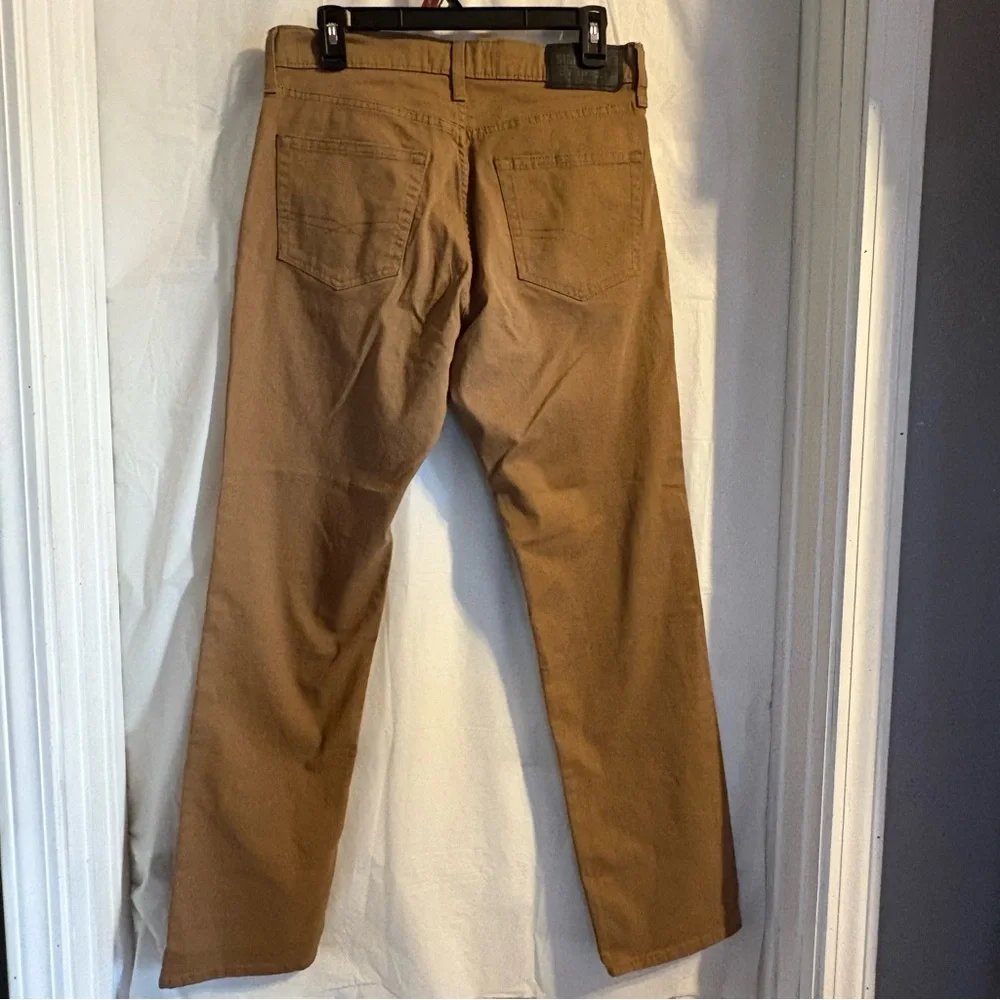 Levi's Signature Jeans Mens 30x32 Athletic Straight Brown Stretch Denim Pants‎